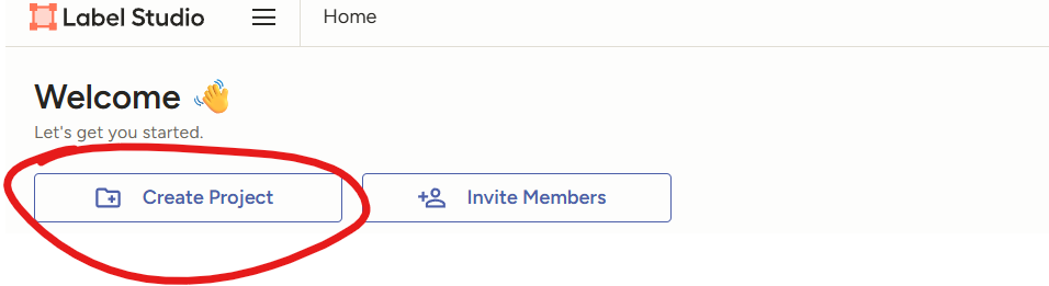 Создание проекта в Label Studio